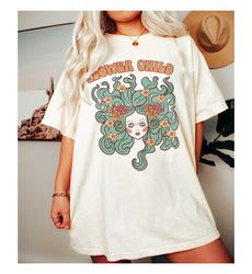 flower child t-shirt. flower child graphic tee, hippie