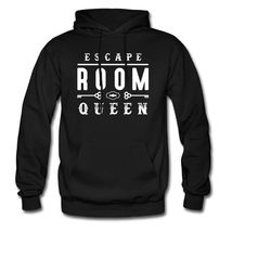 escape room hoodie. escape room gift. room escape sweatshirt. escape queen hoodie. puzzle solving gift. strategy game ho