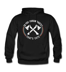 axe throwing hoodie. axe throwing clothing. axe thrower