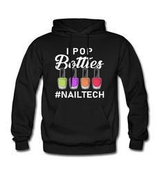 nail tech hoodie. nail art hoodie. nail tech