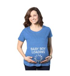 baby boy loading maternity graphic tees, funny pregnant