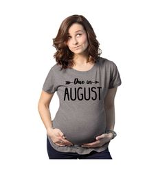 due in august shirt, august baby shirt, born