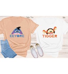 eeyore and tigger couple shir,t winnie the pooh