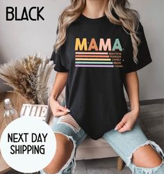 mama tshirt for birthday gift for her, baby shower gift christmas gift for mom