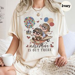 carl and ellie shirt, his carl her ellie shirt, disney up characters t-shirt