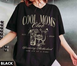 cool moms club shirt, personalized mothers day gift, mom social club sweater, birthday gift mom, motherhood tour shirt