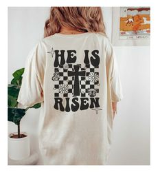 he is risen shirt, inspirational jesus shirt,christian gifts,jesus