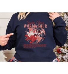 santa claus world tour t-shirt, santa claus shirt,