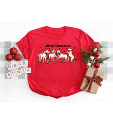 christmas horse shirt, merry farmer christmas tee, funny