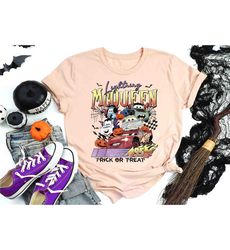 retro lightning mcqueen halloween shirt, disney cars halloween