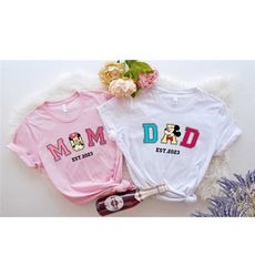 disney mom and dad shirts, mickey dad shirt,