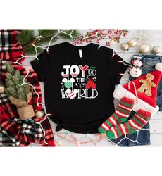 joy to the world disney christmas shirt, epcot