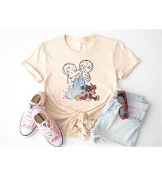 disney mickey and minnie couple christmas t-shirt, mickey