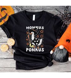 halloween witch goose honkus ponkus sweatshirt, witch goose