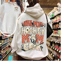 in my hockey mom era sweatshirt, hockey mom crewneck, sports mom hoodie, mom era shirt, game day tee, hockey life shirt,