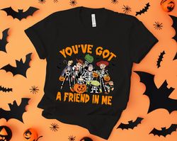 \ot a friend in me toy story shirt, toy story halloween shirt, disney toy story shirt, toy story friends shirt