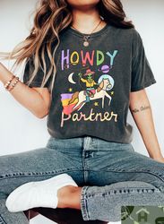 howdy partner shirt, retro alien colorful shirt, pride month meme shirt, equal rights t-shirt, gay alien tee, sarcastic