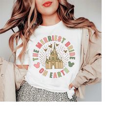 the merriest bride on earth, christmas bachelorette shirt, brides castle shirt, bride shirt, bridesmaid shirt, wedding s