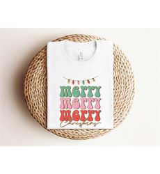 merry christmas shirt, cute christmas shirt, family christmas shirt, womens holiday shirt, retro christmas shirt, winter