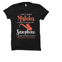 saxophone shirt. saxophonist gift. saxophonist shirt. saxophone lover
