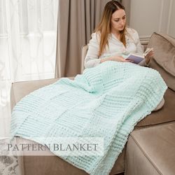 finger crochet blanket pattern, beginner patterns, blanket knitting pattern, do it yourself, loop yarn blanket pattern