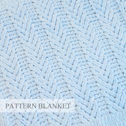 finger knit blanket pattern, loop yarn blanket pattern, blanket knitting pattern, spike pattern