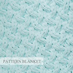 alize puffy blanket pattern, loop yarn pattern, finger knit pattern, shadow spit pattern