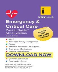 emergency & critical care pocket guide 8th ed