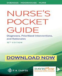 nurse's pocket guide diagnoses, prioritized interventions, and rationales 15th ed