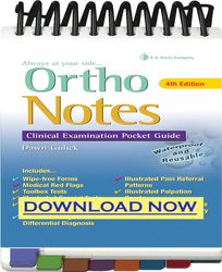 ortho notes clinical examination pocket guide 4th ed
