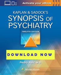 kaplan & sadock's synopsis of psychiatry 12th ed