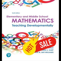 elementary and middle school mathematics teaching developmentally 10