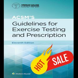 acsm's guidelines for exercise testing and prescription 11 e