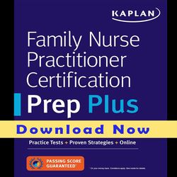 family nurse practitioner certification prep plus proven strategies content review online practice