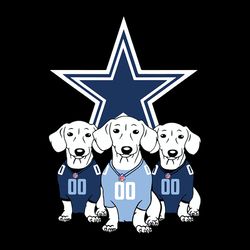 dachshund dog fan dallas cowboys nfl svg, dallas cowboys svg, football svg, nfl team svg, sport svg, digital download