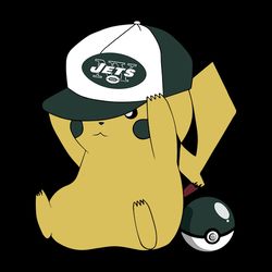 pikachu fans new york jets nfl svg, new york jets svg, football svg, nfl team svg, sport svg, digital download