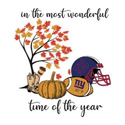 in the most wonderful time new york giants nfl svg, new york giants svg, football svg, nfl team svg, sport svg, cut file