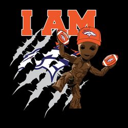 i am groot baby fan denver broncos nfl svg, football team svg, nfl team svg, sport svg, digital download