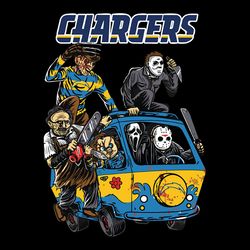 the killers club los angeles chargers horror nfl svg, football team svg, nfl team svg, sport svg, digital download