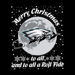 merry christmas to all and to all philadelphia eagles nfl svg, football team svg, nfl team svg, sport svg, cut file