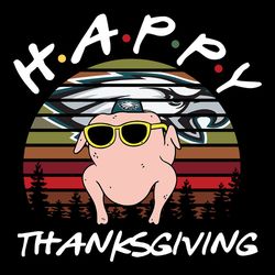 happy turkey thanksgiving philadelphia eagles nfl svg, football team svg, nfl team svg, sport svg, digital download