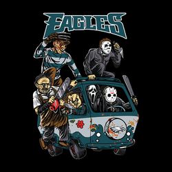 the killers club philadelphia eagles horror nfl svg, football team svg, nfl team svg, sport svg, digital download