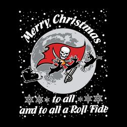 merry christmas to all and to all tampa bay buccaneers nfl svg, football svg, nfl team svg, sport svg, digital download