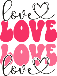 love love love love png, valentine png, valentine clipart, valentine sublimation, holiday png, png file download-1