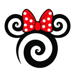 minnie swirl svg, mickey svg, disney svg, disney mickey svg, mickey christmas svg, instant download-3