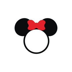 minnie head monogram svg, mickey svg, disney svg, disney mickey svg, instant download-1