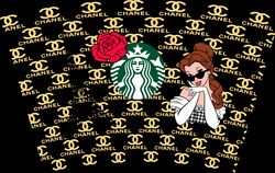 fashion coffe chanel svg, starbucks wrap luxury svg, starbucks wrap svg, starbucks svg files, digital download-4