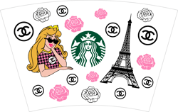 fashion coffe chanel svg, starbucks wrap luxury svg, starbucks wrap svg, starbucks svg files, digital download-13