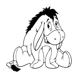 eeyore donkey svg, winnie the pooh svg, winnie the pooh png, pooh svg, winnie the pooh clipart, cartoon svg, cut file-5