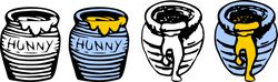 honey pots svg, winnie the pooh svg, winnie the pooh png, pooh svg, winnie the pooh clipart, instant download